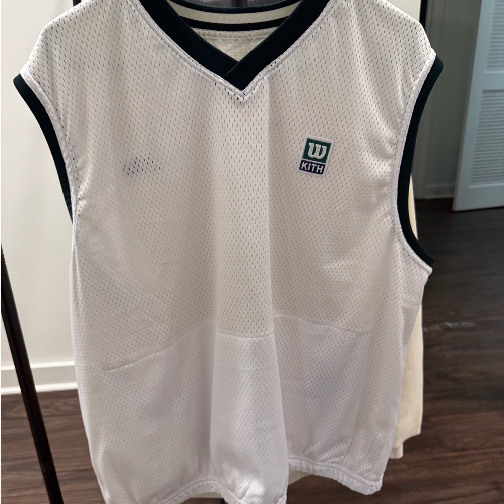 Kith Wilson White Mesh Vest (reversible)